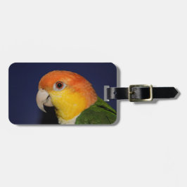 Colorful Caique Parrot Bagagelabel
