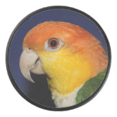 Colorful Caique Parrot Hockey Puck (Voorkant)