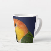 Colorful Caique Parrot Latte Mok (Rechterhoek)