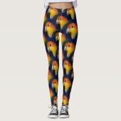 Colorful Caique Parrot Leggings (Voorkant)