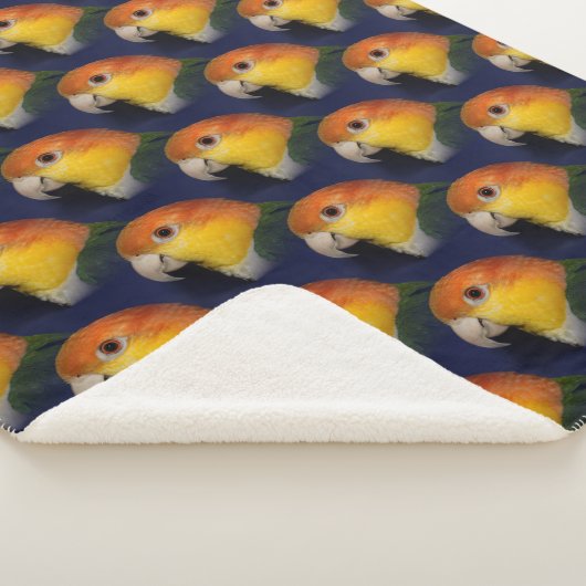 Colorful Caique Parrot Sherpa Deken (3/4)