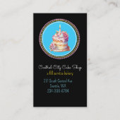Colorful Cake Bakery Business Auto Visitekaartje (Voorkant)