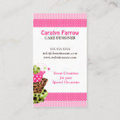 Colorful Cake Bakery Visitekaartje (Achterkant)