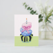 Colorful Cake Briefkaart (Staand voorkant)