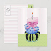 Colorful Cake Briefkaart (Voorkant / Achterkant)