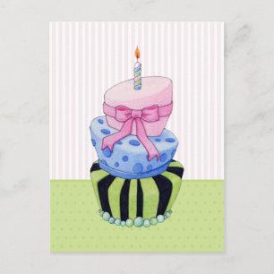 Colorful Cake Briefkaart