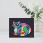 Colorful Calico Briefkaart (Staand voorkant)