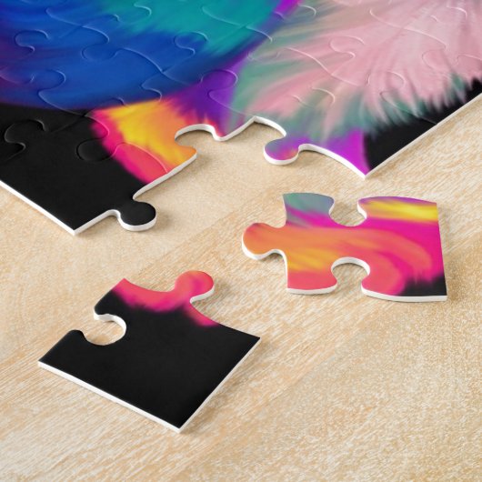 Colorful Calico Cat Legpuzzel (Zijkant)