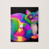 Colorful Calico Cat Legpuzzel (Verticaal)