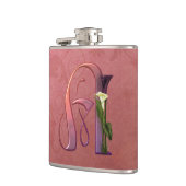 Colorful Calla Initiaal A Heupfles (Links)