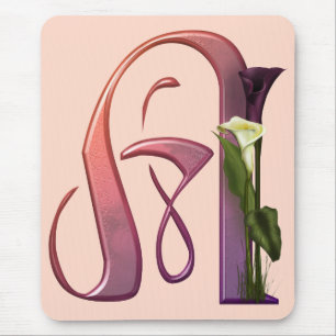 Colorful Calla Initiaal A Muismat