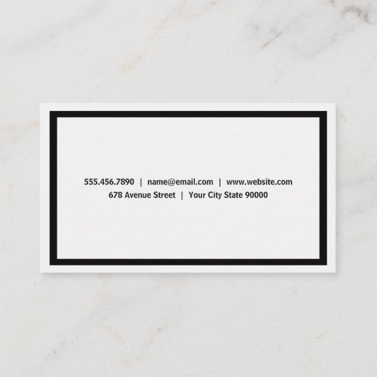 Colorful Camera Lens Logo Visitekaartje (Achterkant)