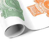 Colorful Cameras Cadeaupapier (Rol Hoek)