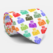 Colorful Cameras II Stropdas (Opgerold)