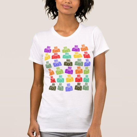 Colorful Cameras T-shirt (Voorkant)