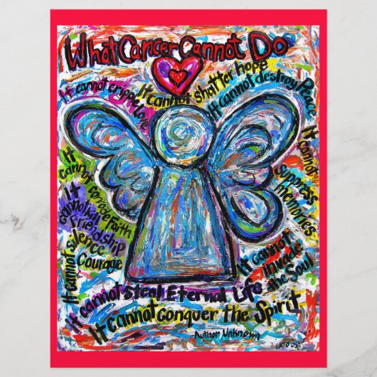 Colorful Cancer Angel Letterhead (Voorkant)