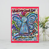Colorful Cancer Angel Letterhead (Staand voorkant)