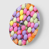 Colorful Candies Pattern Grote Klok (Hoek)
