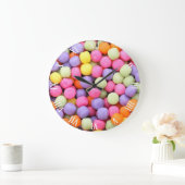 Colorful Candies Pattern Grote Klok (Huis)