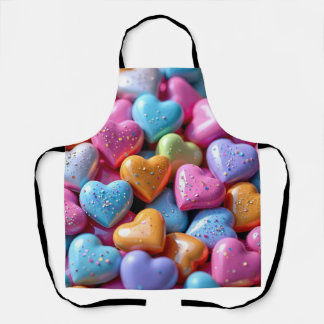 Colorful Candy Love Hearts Schort