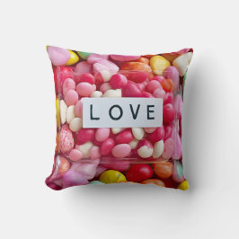 Colorful Candy Love Wedding Celebration Present Kussen