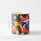 Colorful Candy Sprinkles Koffiemok (Voorkant links)