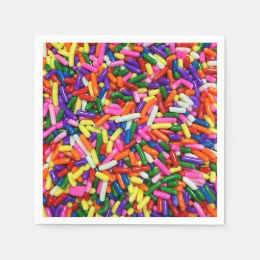 Colorful Candy Sprinkles Servet (Voorkant)