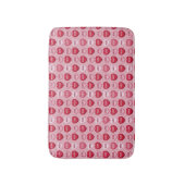 colorful candy Valentine's day heart pattern Badmat (Voorkant Verticaal)