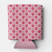 colorful candy Valentine's day heart pattern Blikjeskoeler (Achterkant)