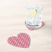 colorful candy Valentine's day heart pattern Kartonnen Onderzetters (Insitu)