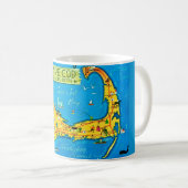 Colorful Cape Cod Mug Koffiemok (Voorkant rechts)