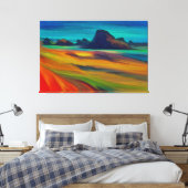 Colorful Cape Sebastian Oregon Coast Canvas Afdruk (Insitu (Slaapkamer))