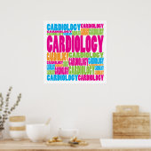 Colorful Cardiology Poster (Keuken)