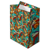 Colorful caribbean Edition Packpapier Blatt Mittl Medium Cadeauzakje (Voorkant Gekanteld)
