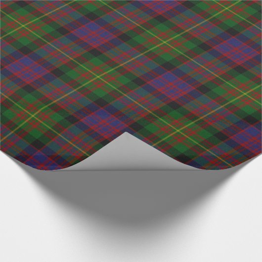 Colorful Carnegie Tartan Pset Wrappapier Cadeaupapier (Hoek)
