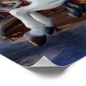 Colorful Carousel Horse and Merry Go Round Poster (Hoek)