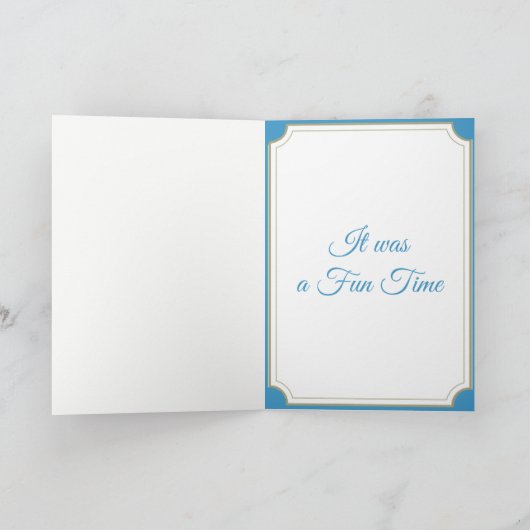 COLORFUL CAROUSEL HORSE DANK U BEDANKKAART (Binnen)