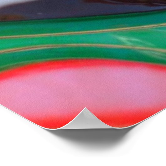 Colorful Carousel Horse Poster (Hoek)