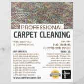 Colorful Carpet, tapijtreiniger, reinigingsservice Flyer (Voorkant)