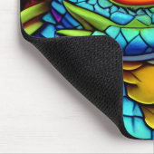 Colorful Cartoon Dragon Muismat (Hoek)