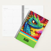 Colorful Cartoon Dragon Planner (Display)