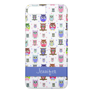 Colorful Cartoon Eigenaar iPhone 7 Plus Hoesje