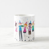 Colorful Cartoon Kids Party Celebration Koffiemok (Center)