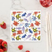 Colorful Cartoon Sealife Party Servet (Insitu)