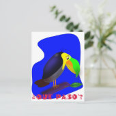 Colorful cartoon Toucan Briefkaart (Staand voorkant)