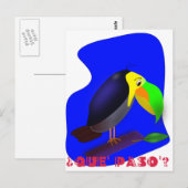 Colorful cartoon Toucan Briefkaart (Voorkant / Achterkant)
