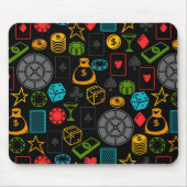 Colorful Casino Icons Muismat (Voorkant)