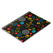 Colorful Casino Icons Notitieboek (Linkerzijde)