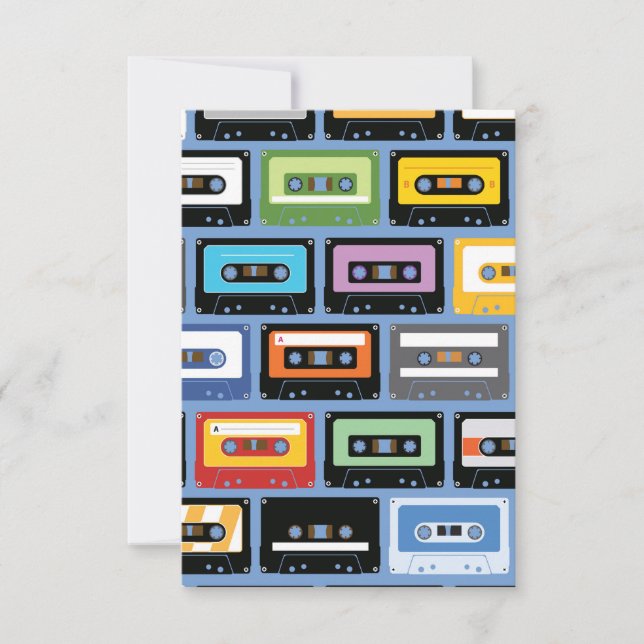 Colorful Cassettebandje Patroon (Voorkant)