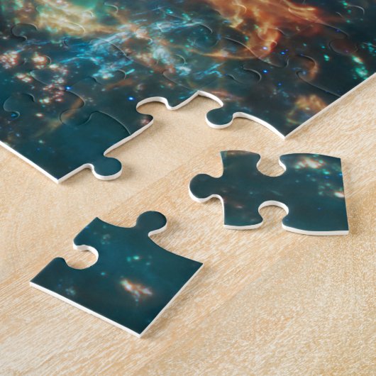 Colorful Cassiopeia A | Supernova | JWST Legpuzzel (Zijkant)